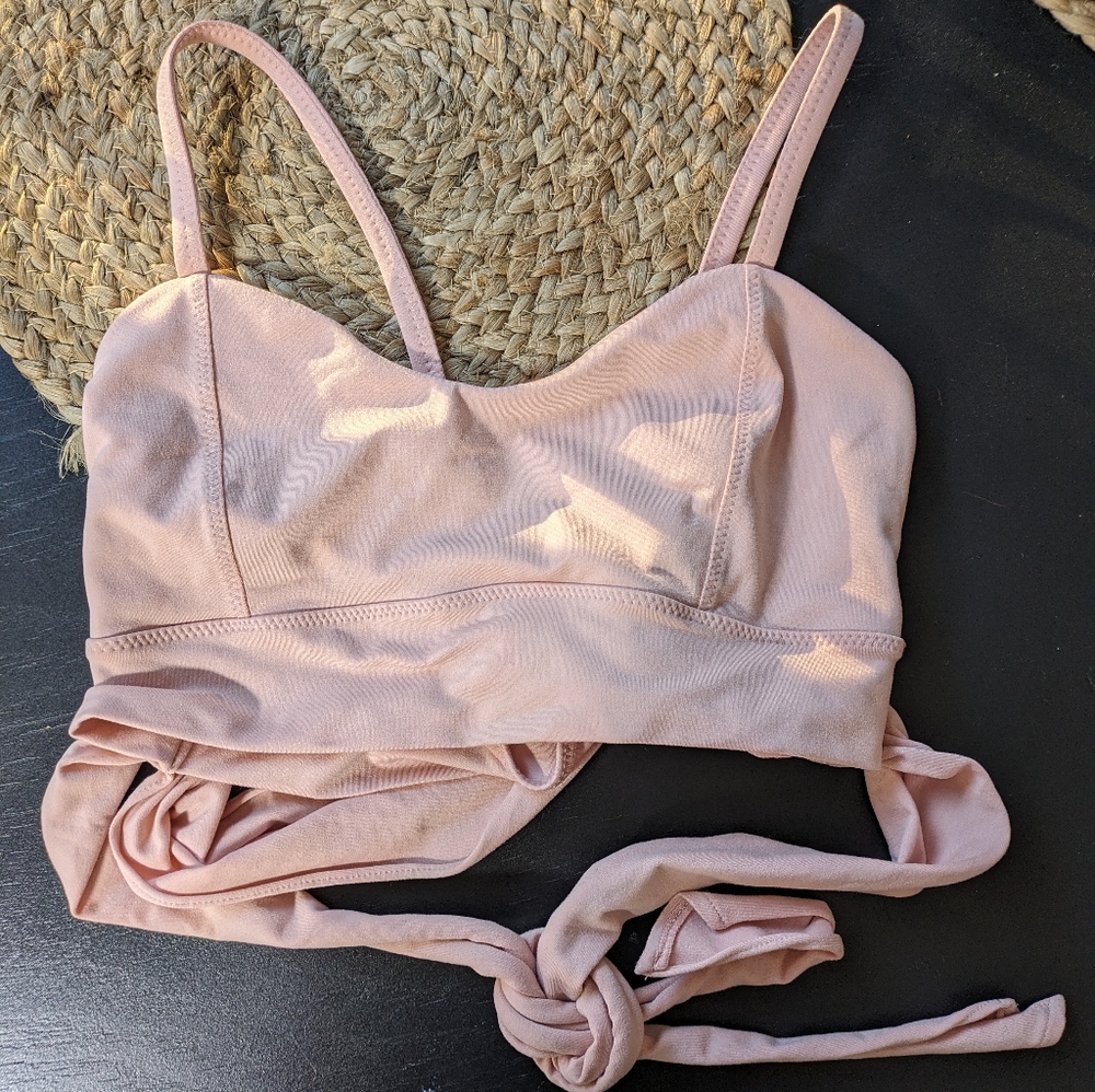 Free People Movement Light Pink Bralette